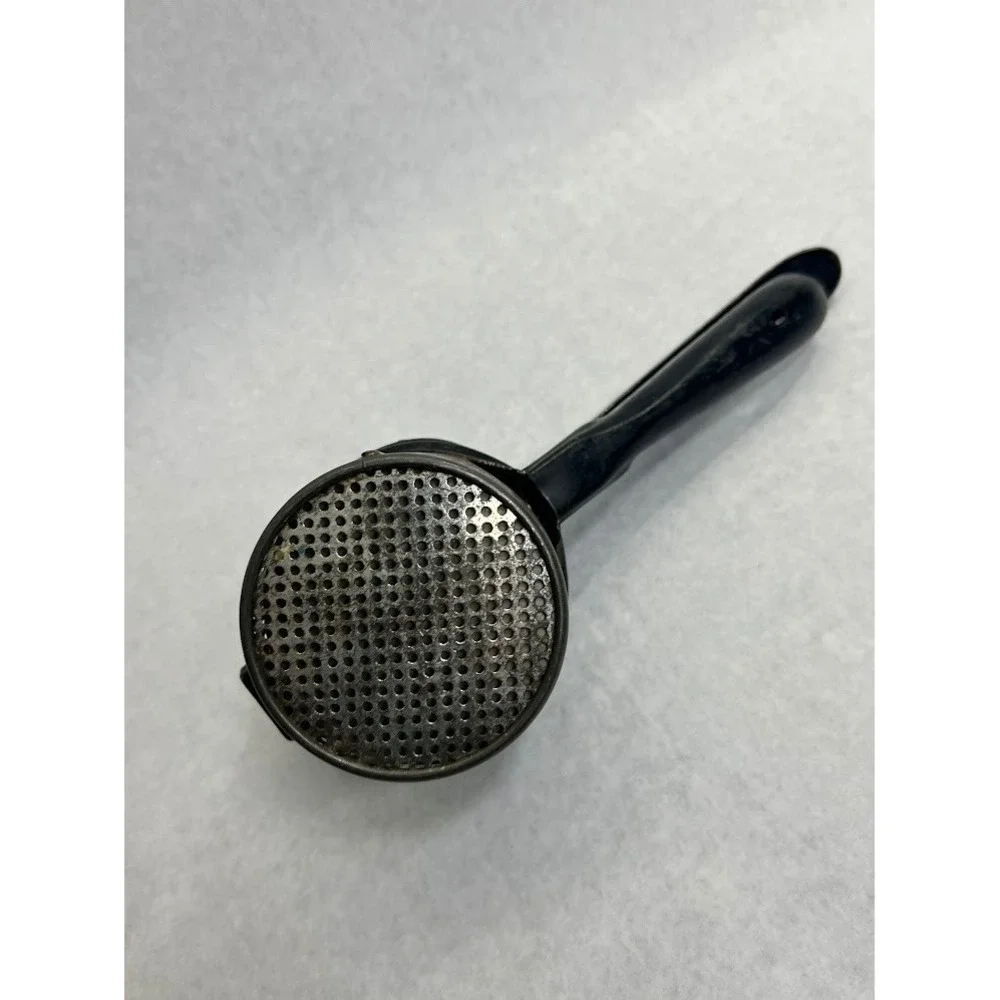 Vintage Metal Potato Ricer Manual Fruit Press Black Handle Kitchen Tool